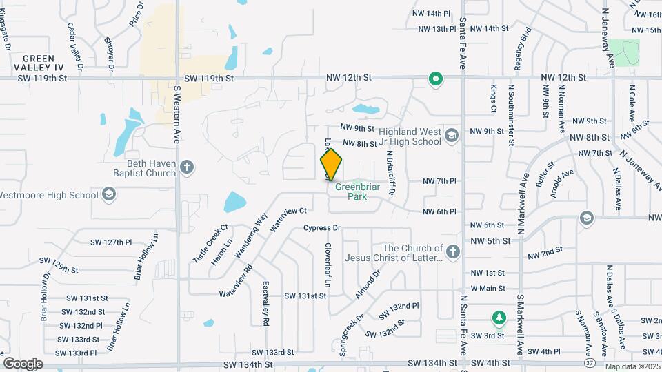 1360 NW 7th Pl Map and Location Details