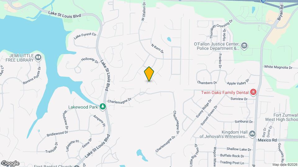 28 S Kern Dr Map and Location Details