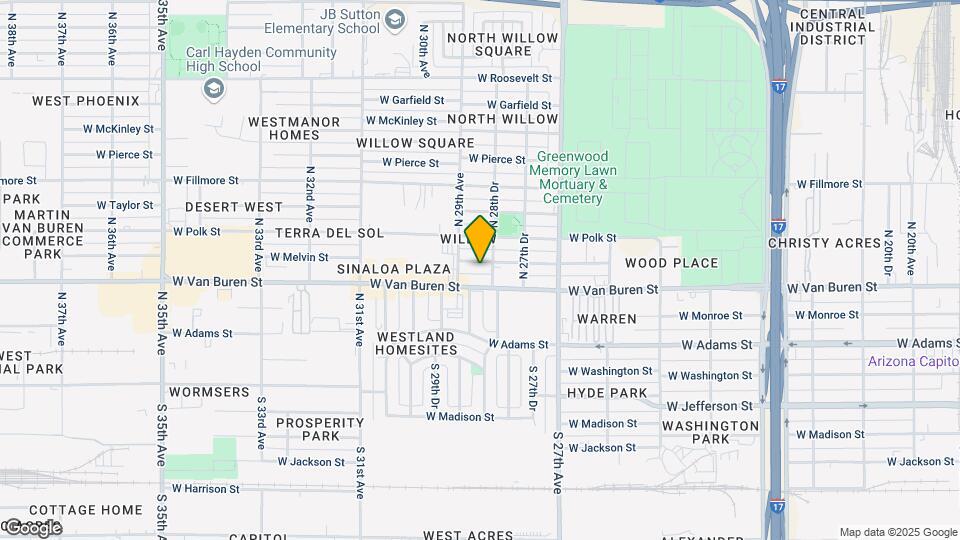 2829 W Melvin St Map and Location Details