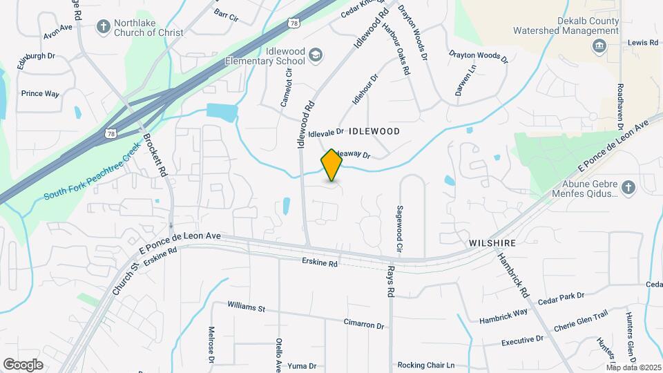 1418 Brookside Manor Ct Map and Location Details