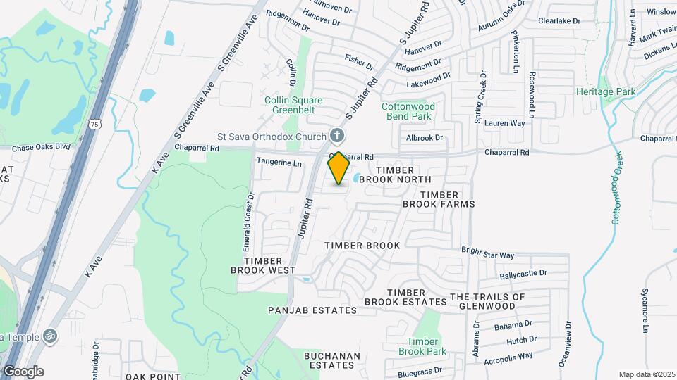 3025 Hurstwood Dr Map and Location Details