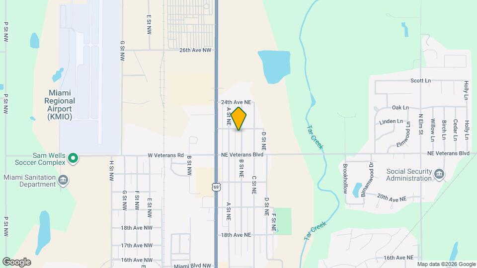 2237 B St NE Map and Location Details