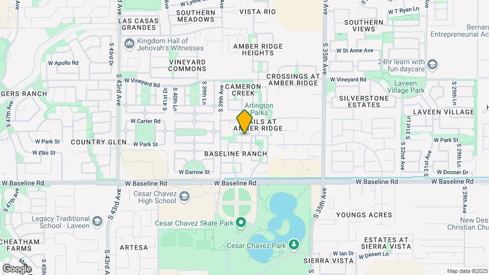 7215 S 38th Dr Map and Location Details