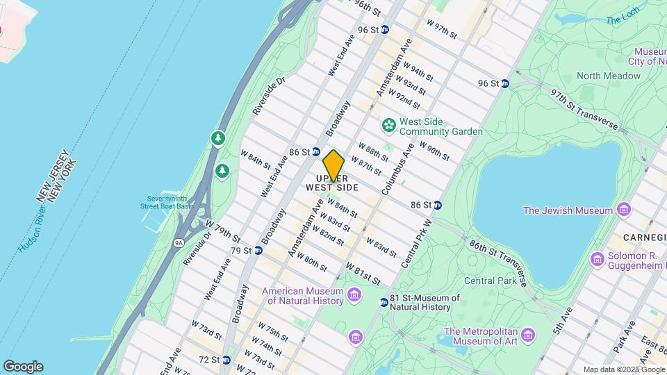 170 W 85th St Map and Location Details