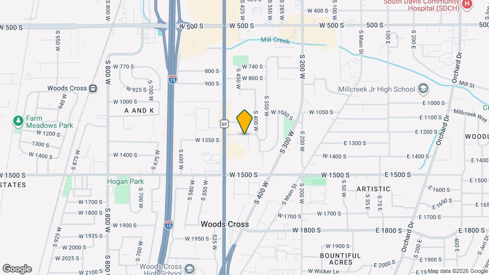 435 W 1250 S Map and Location Details