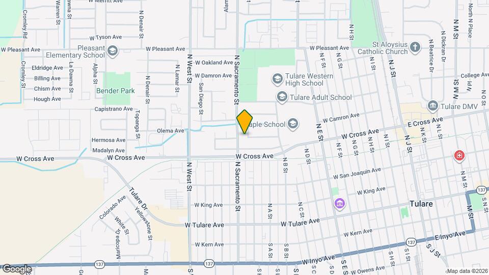 501 N California Ct Map and Location Details