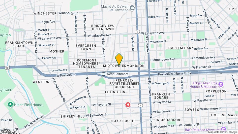 524 N Pulaski St Map and Location Details