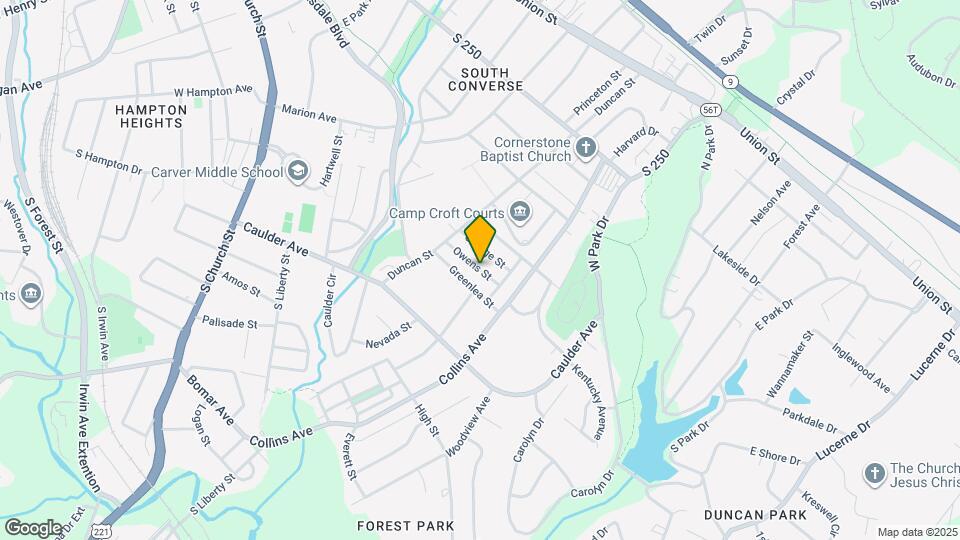 122 Owens St Map and Location Details