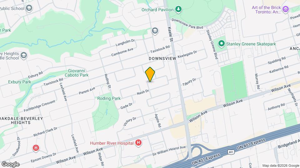 63 Bunnell Crescent Map and Location Details