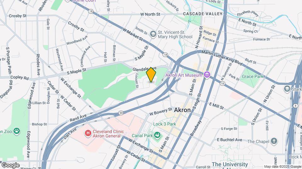 107 Dawes Ave Map and Location Details