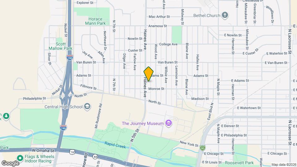 710 Haines Ave Map and Location Details