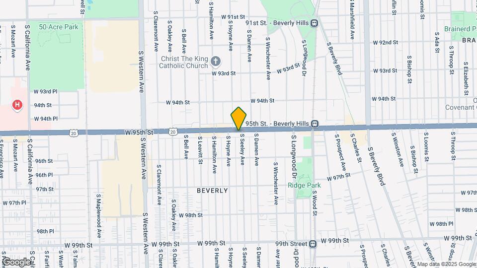 2039 W 95th St Map and Location Details