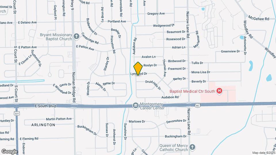 3809 Audubon Rd Map and Location Details
