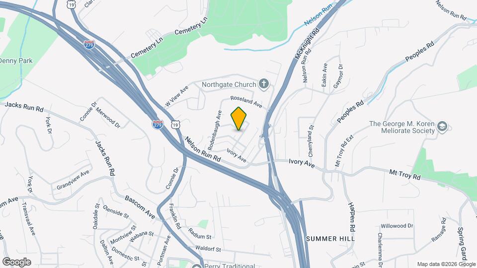 4461 Highridge St Map and Location Details