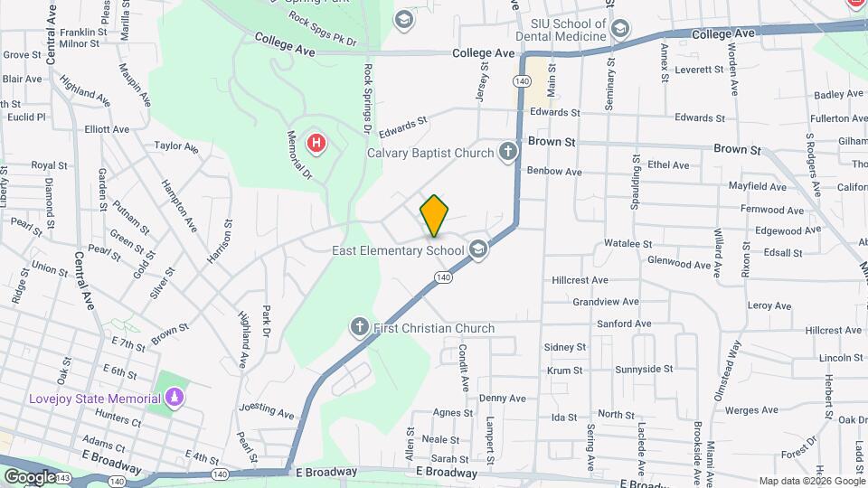 1033 Wilkinson Ave Map and Location Details