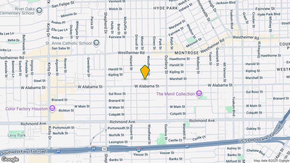 1811 Marshall St Map and Location Details