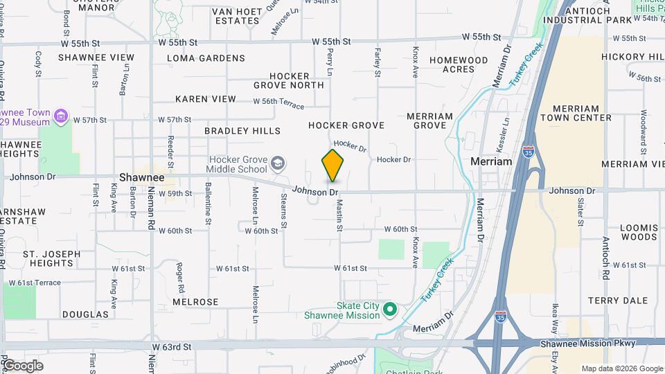 10116 Johnson Dr Map and Location Details