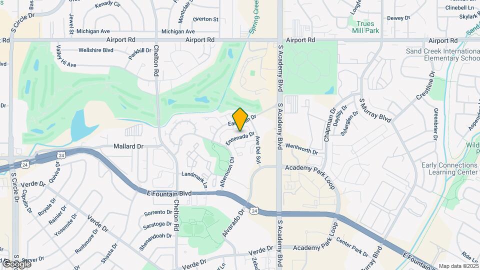 3740 Ensenada Dr Map and Location Details