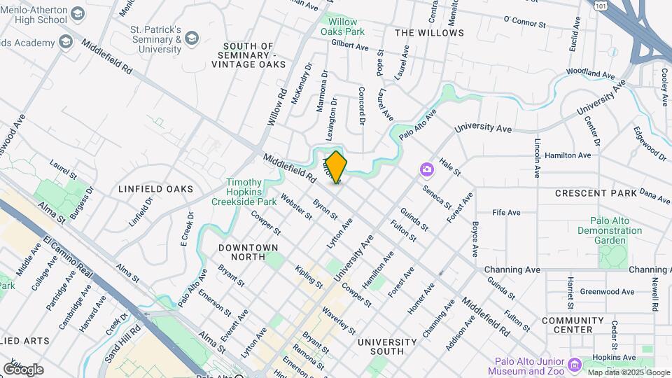715 Everett Ave Map and Location Details