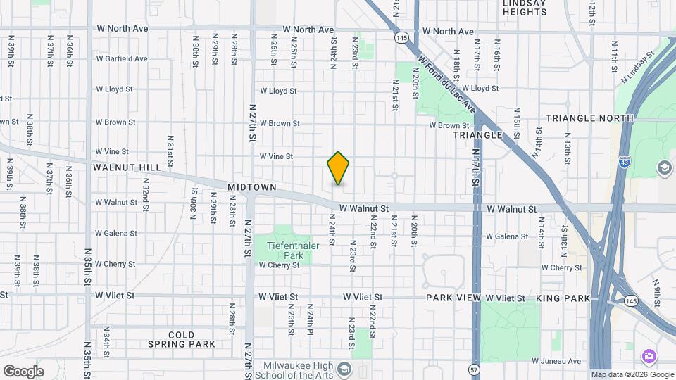 1724 N 24th St Mapa y Detalles de la Ubicación