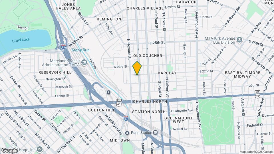 2124 Maryland Ave Mapa y Detalles de la Ubicación