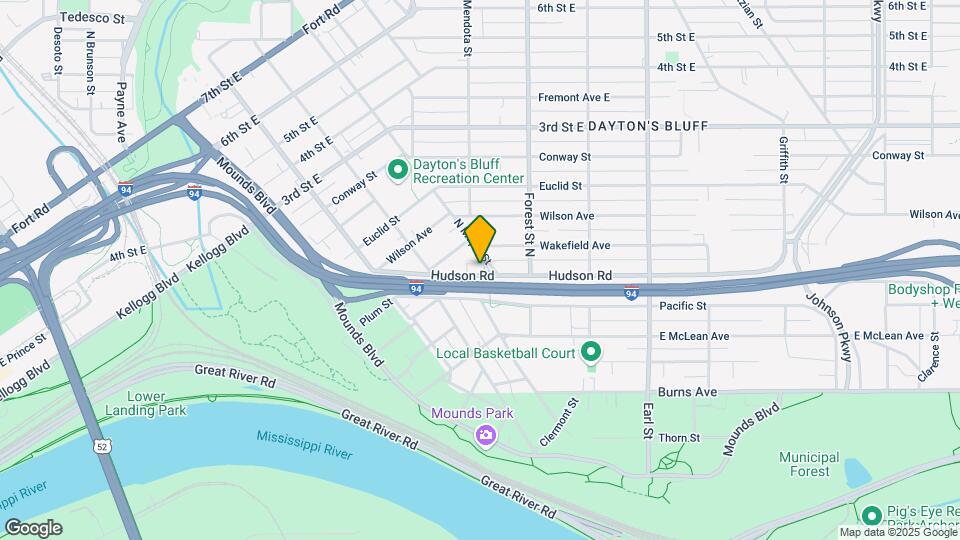 893 Hudson Rd Map and Location Details