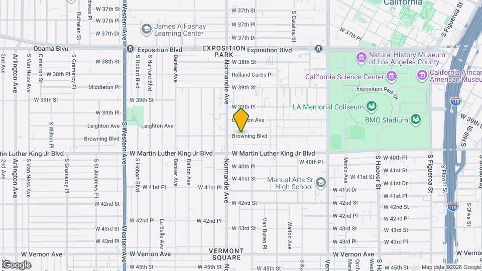 1261 Browning Blvd Map and Location Details