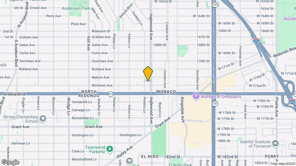 2705 Mathews Ave Map and Location Details