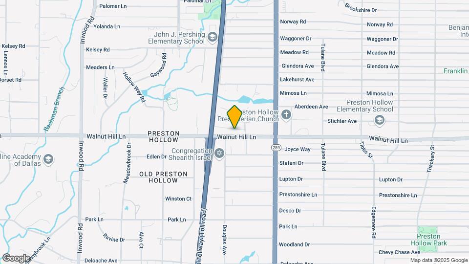 5815 Walnut Hill Ln Map and Location Details