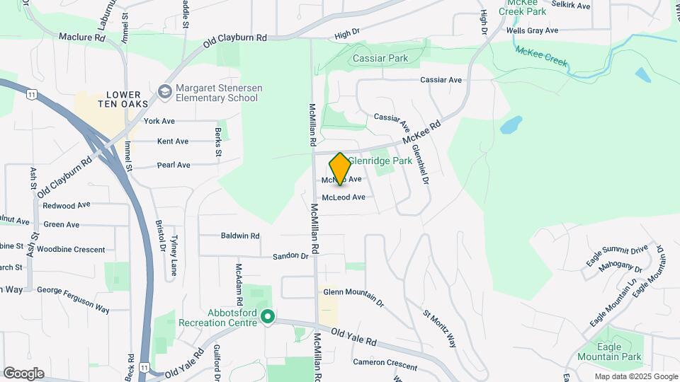 2 Bedroom Suite in East Abbotsford Map and Location Details