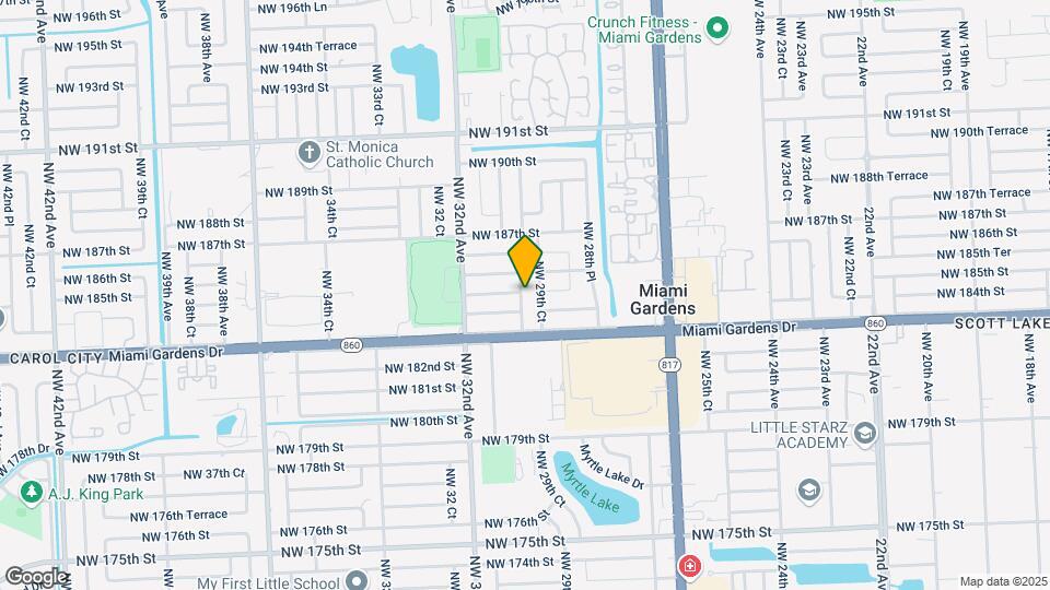 18421 NW 30th Ave Map and Location Details