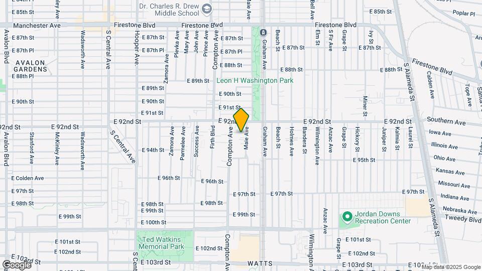 9301 Maie Ave Map and Location Details