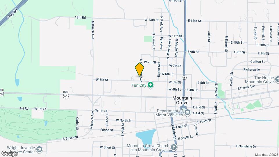 505 N Chapman Ave Map and Location Details