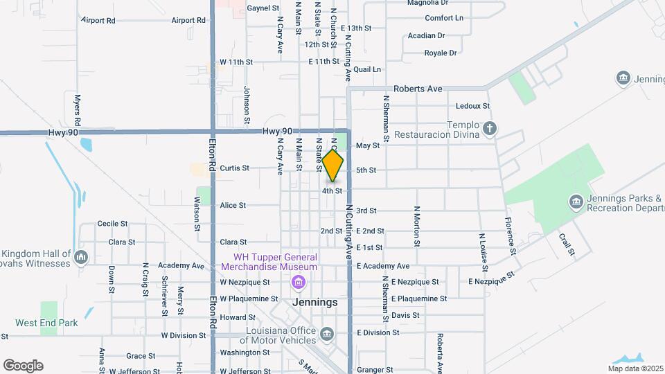 903 N Church St Map and Location Details