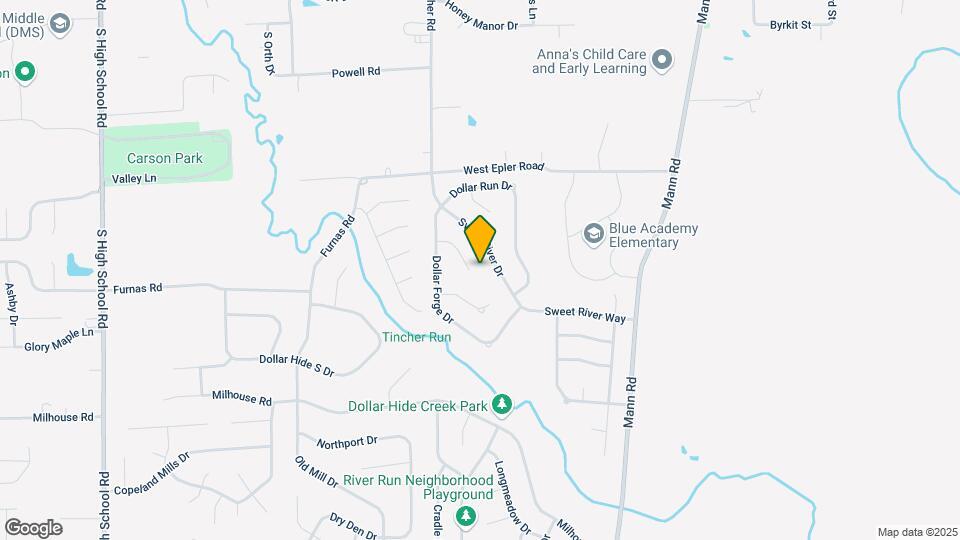 5412 Powder River Ct Map and Location Details