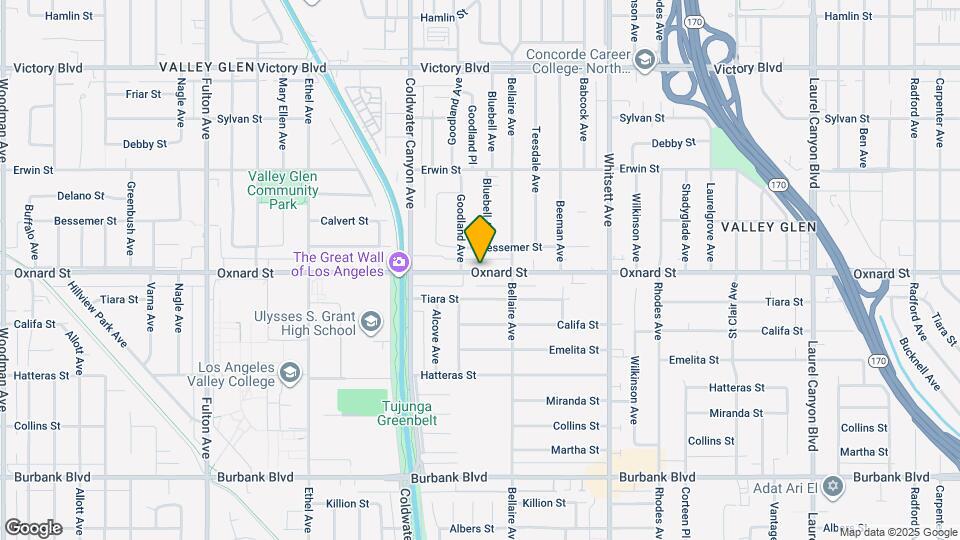 12747 Oxnard St, Unit 12747 Map and Location Details