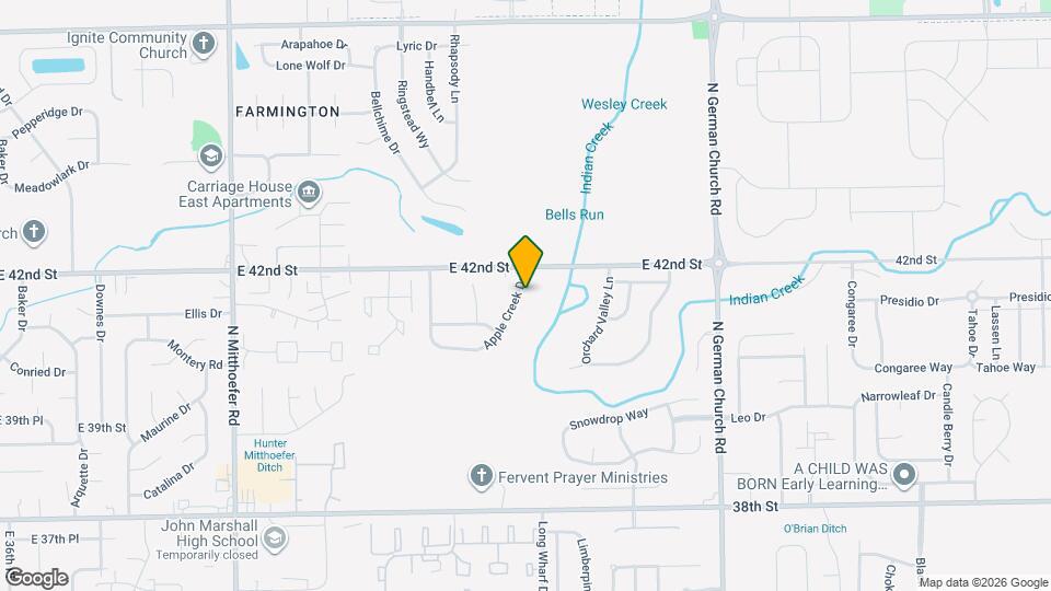 4151 Apple Creek Dr Map and Location Details