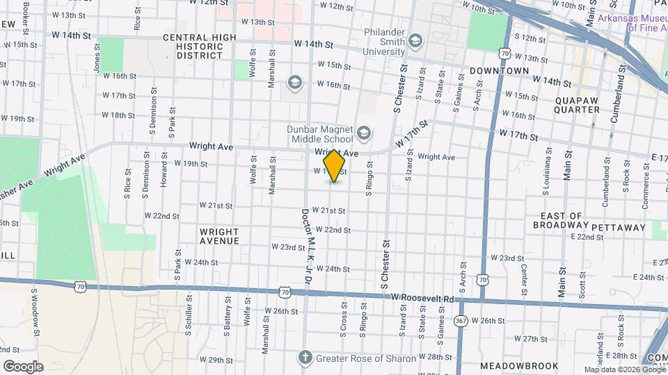 1919 S Pulaski St Map and Location Details