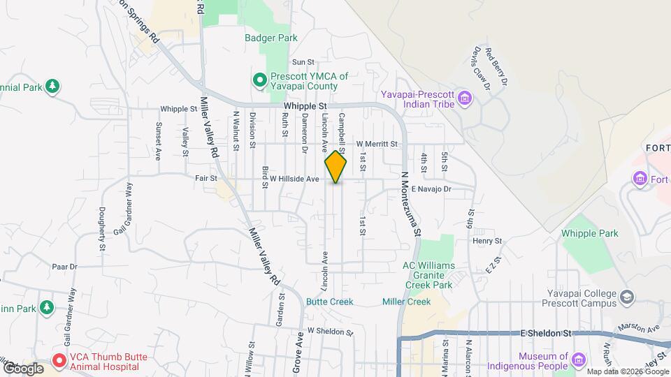 638 Campbell St, Unit C Map and Location Details