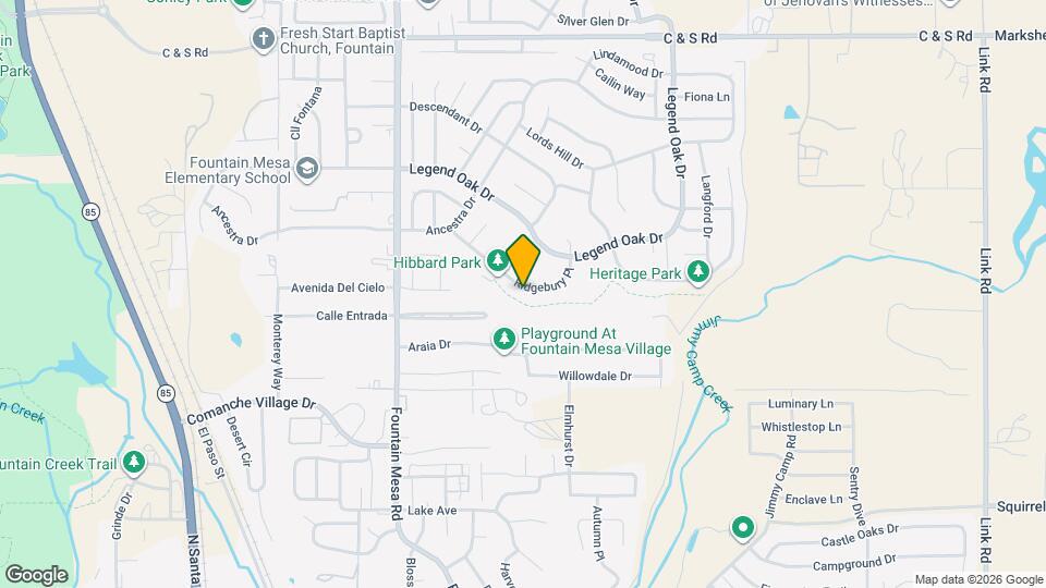 835 Ridgebury Pl Map and Location Details