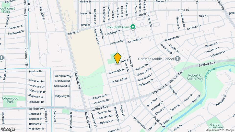 6313 Ledbetter St Mapa y Detalles de la Ubicación