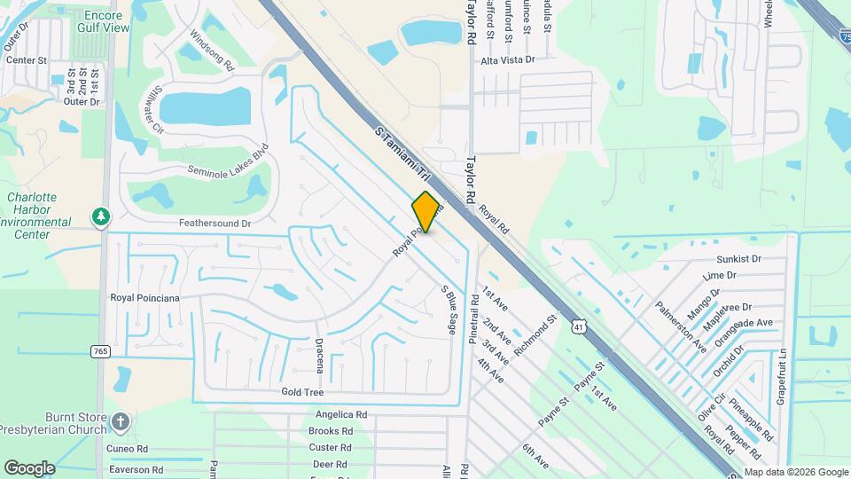 7307 S Plum Tree Map and Location Details