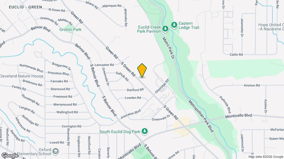 303 S Green Rd Map and Location Details