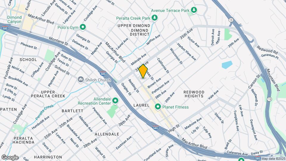 3615 Loma Vista Ave Map and Location Details