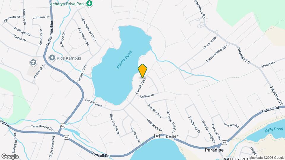 302 Lanark Drive Map and Location Details