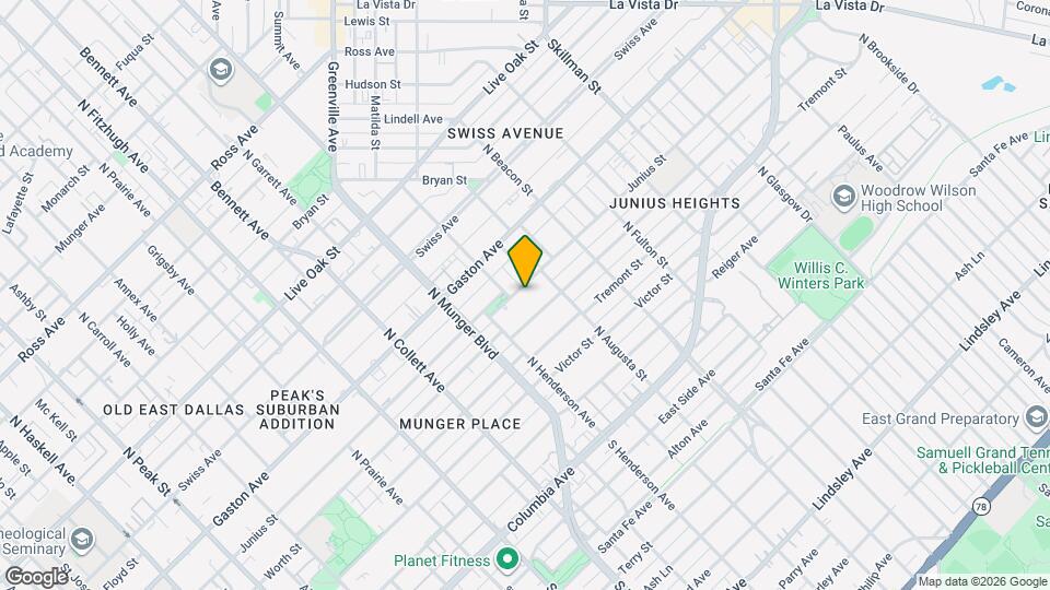5336 Junius St Map and Location Details