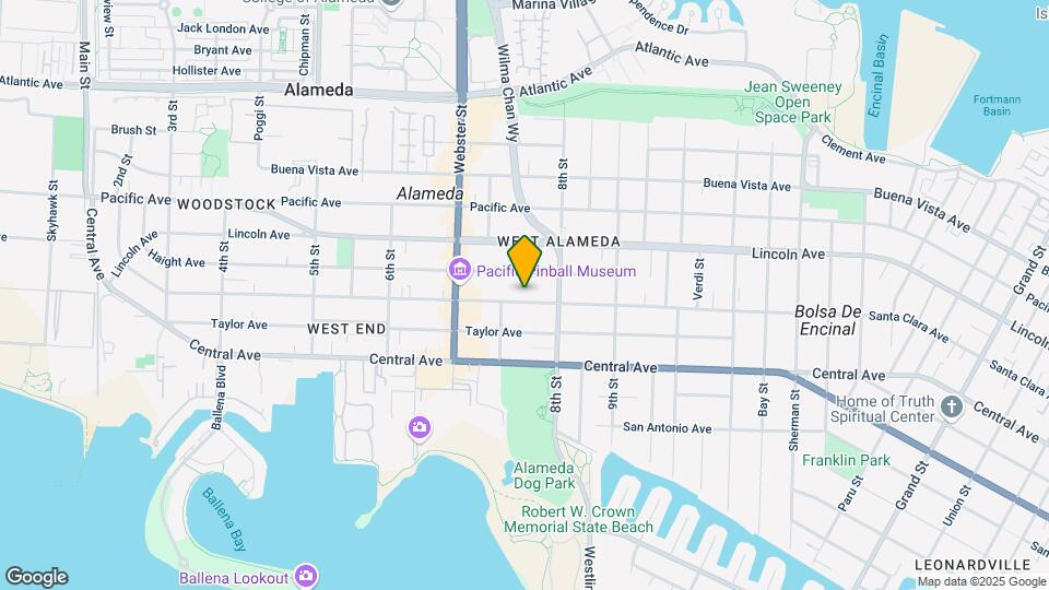 757 Santa Clara Ave Map and Location Details