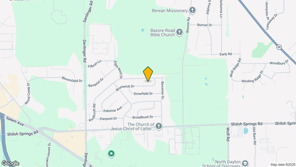 5449 Bromwick Dr Map and Location Details