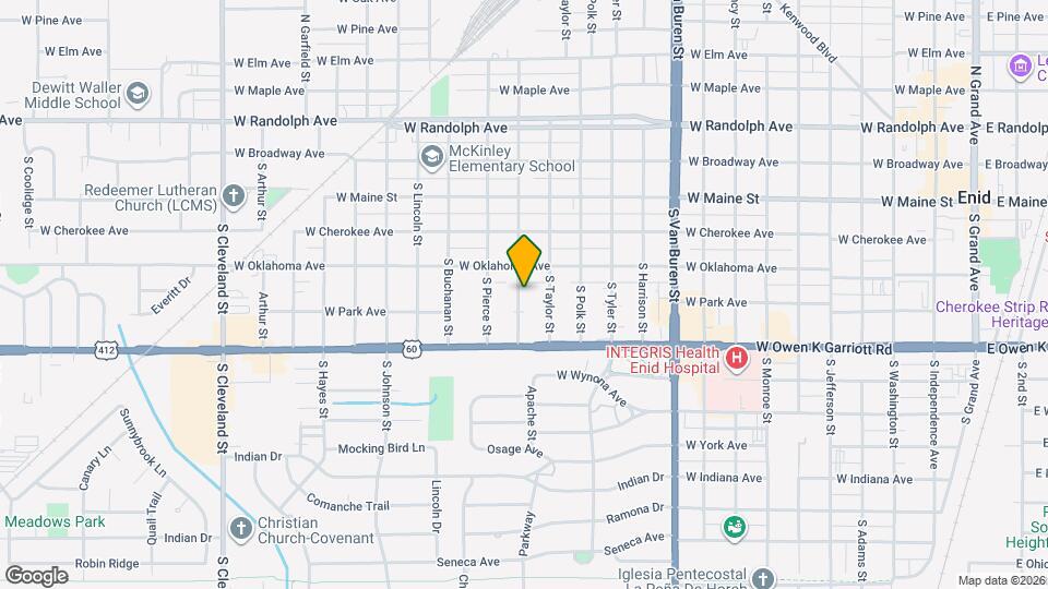 423 S Fillmore St Map and Location Details