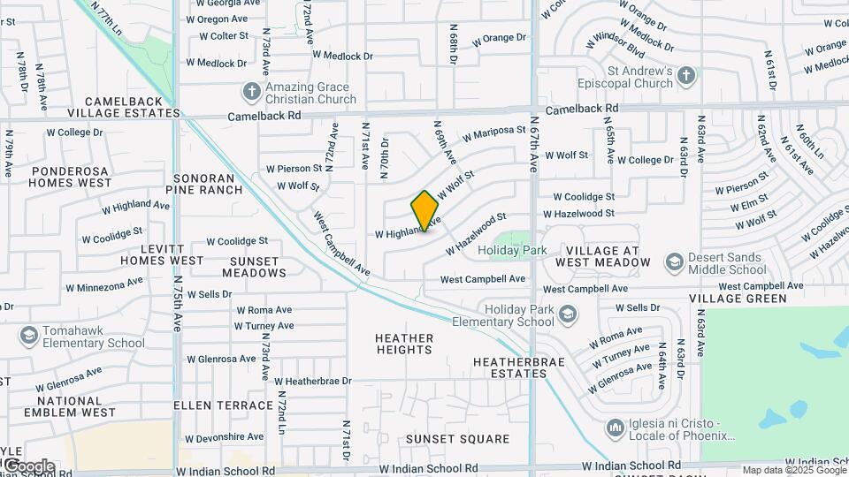 6928 W Coolidge St Map and Location Details